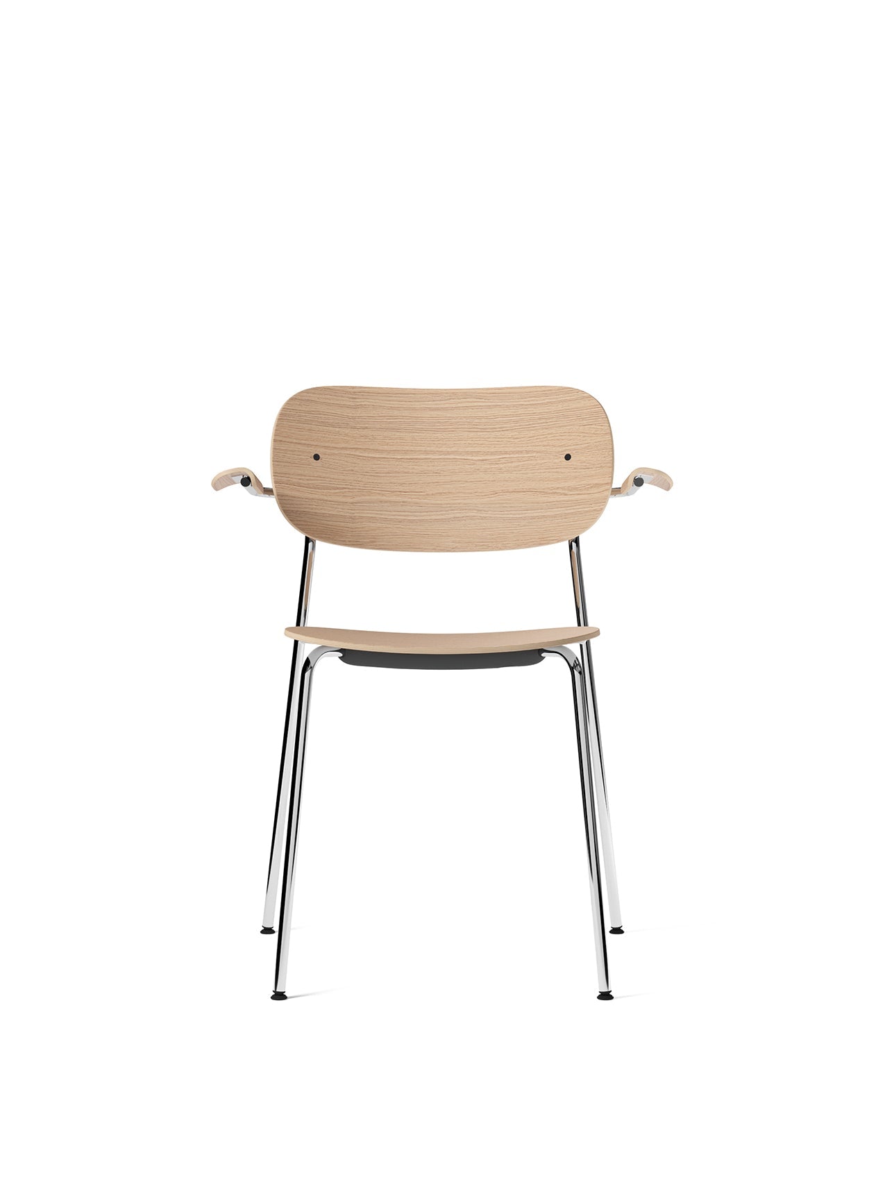 Co Dining Chair, with armrest, Chrome