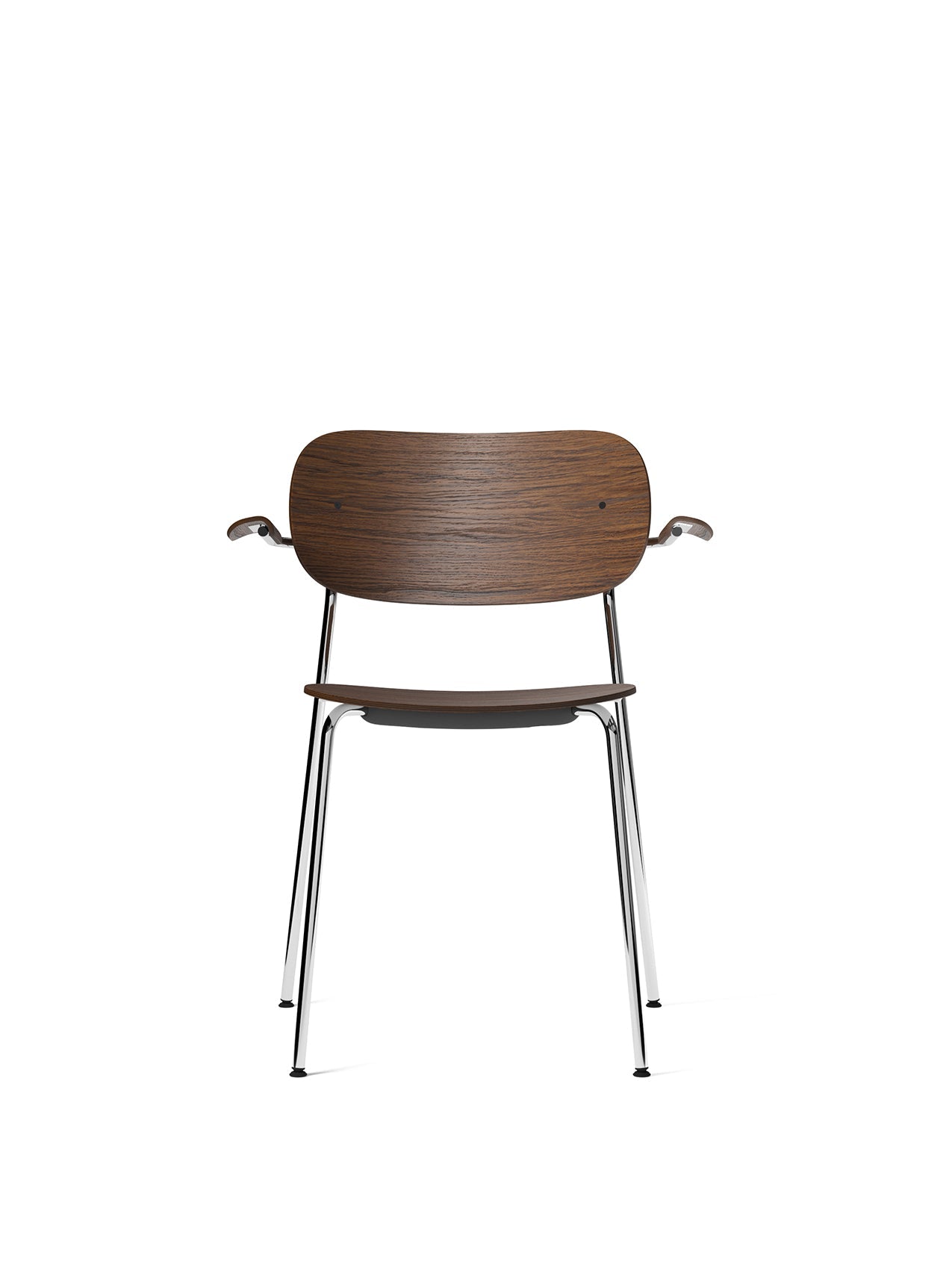 Co Dining Chair, with armrest, Chrome