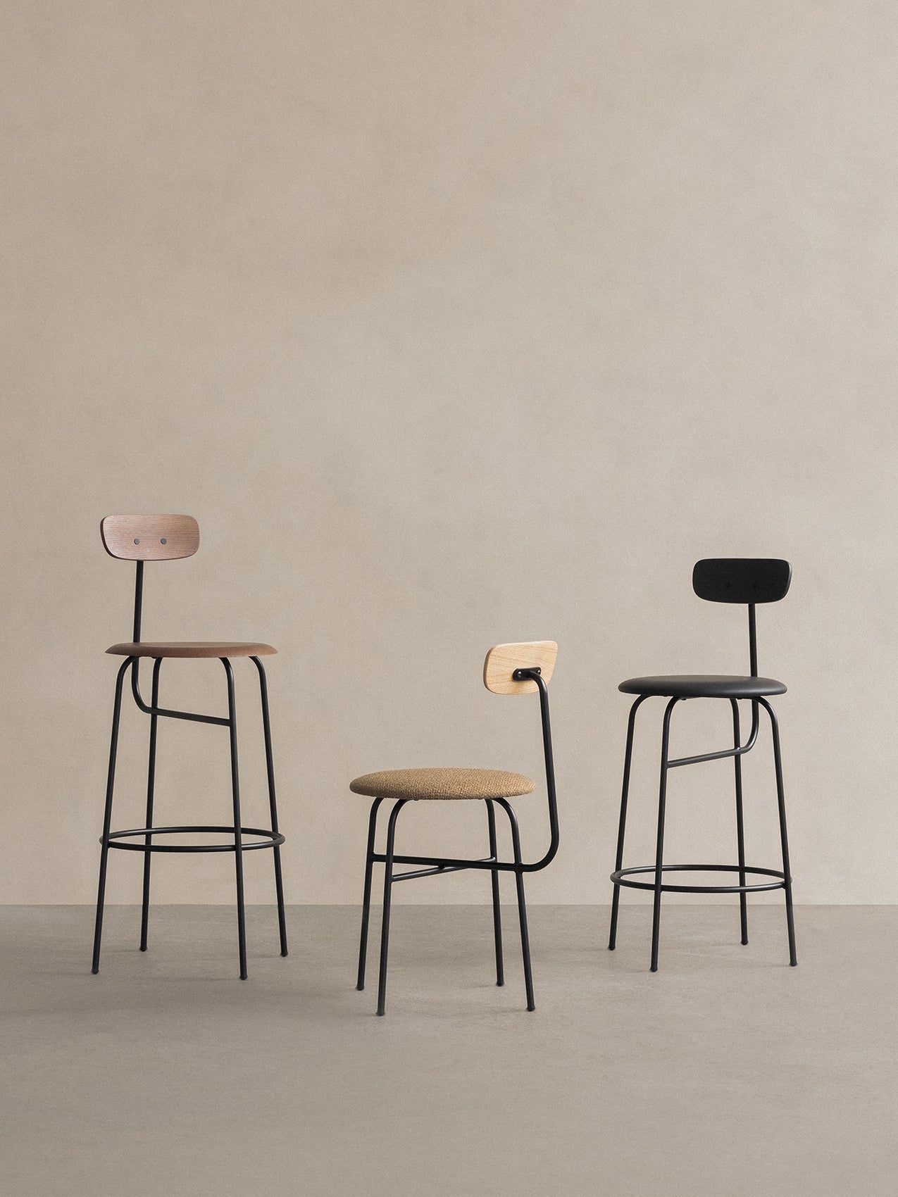 Afteroom Dining Chair, Seat Upholstered