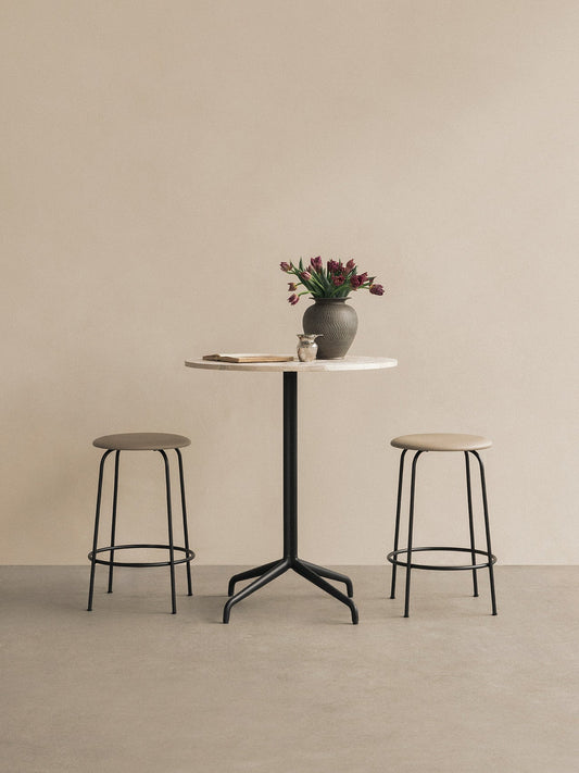 Afteroom Counter Stool, Upholstered Seat