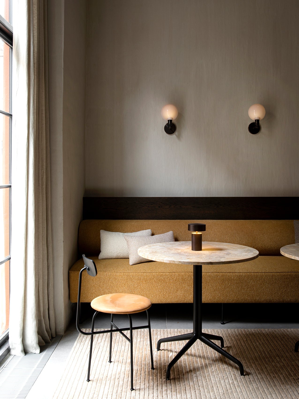 Afteroom Dining Chair, Seat Upholstered