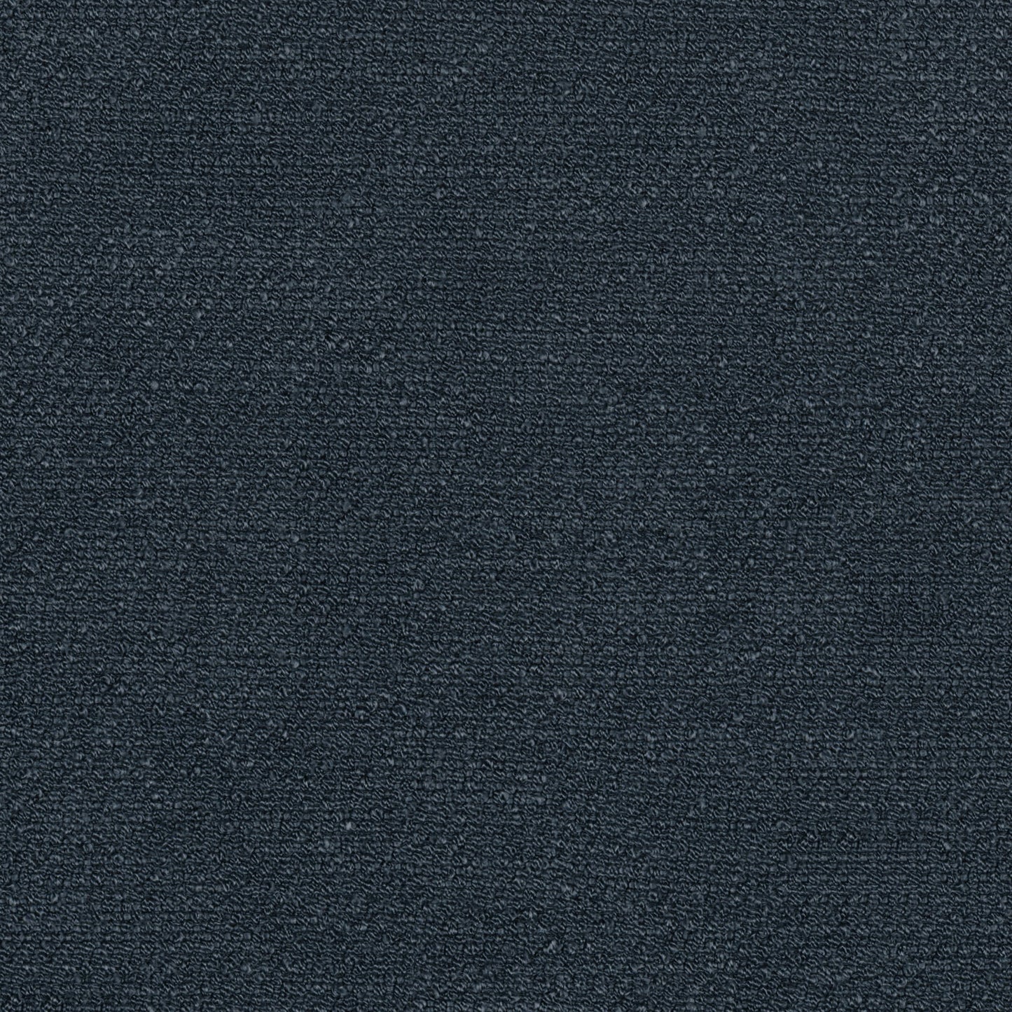 A close-up of the Audo Bouclé 15 fabric swatch, displaying its heavily textured, looped surface in a dark charcoal colour.