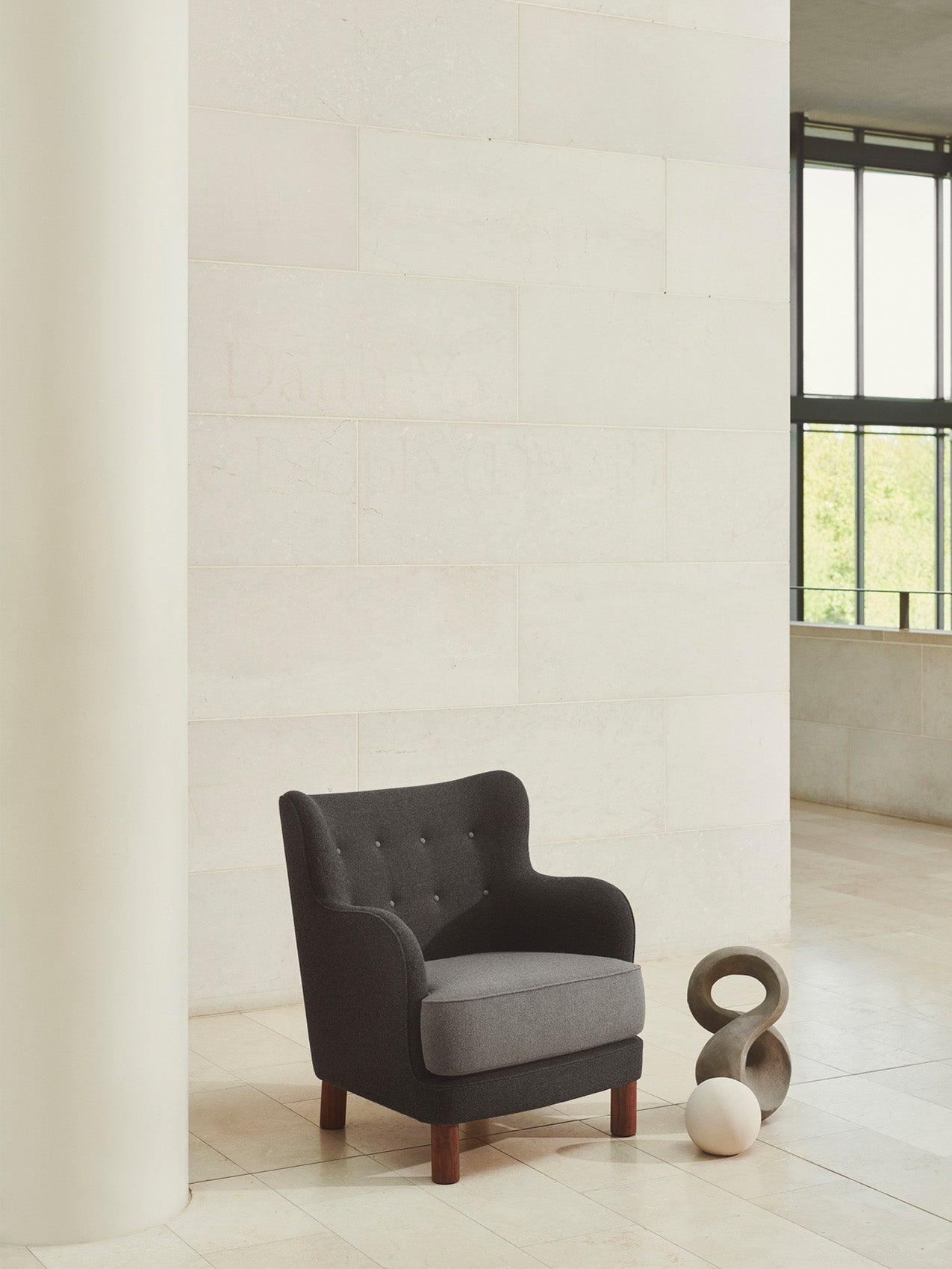 Constance Lounge Chair, Textile
