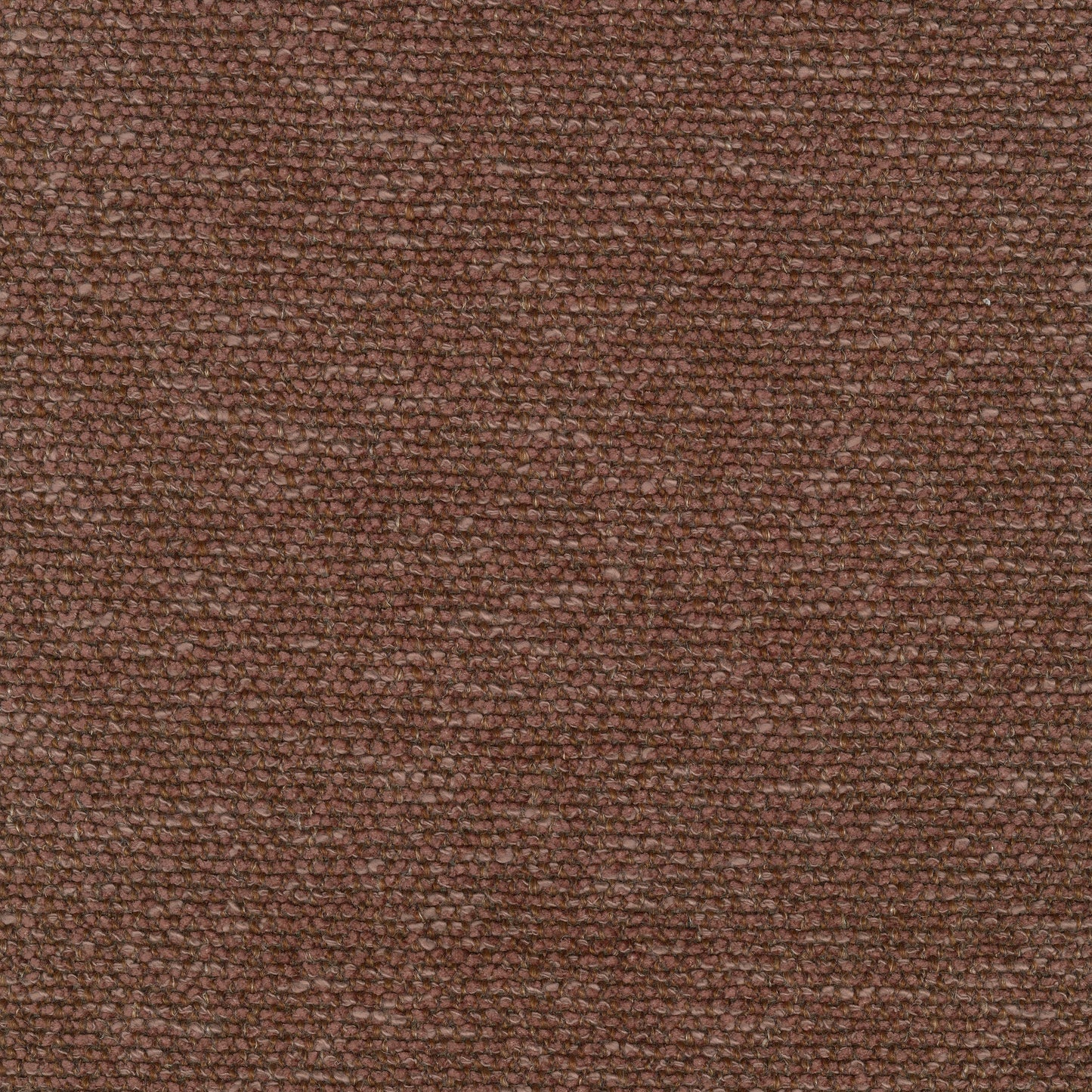 A close-up view of the Moss 0012 fabric, showcasing its textured, chunky weave in a two-tone reddish-brown chenille.