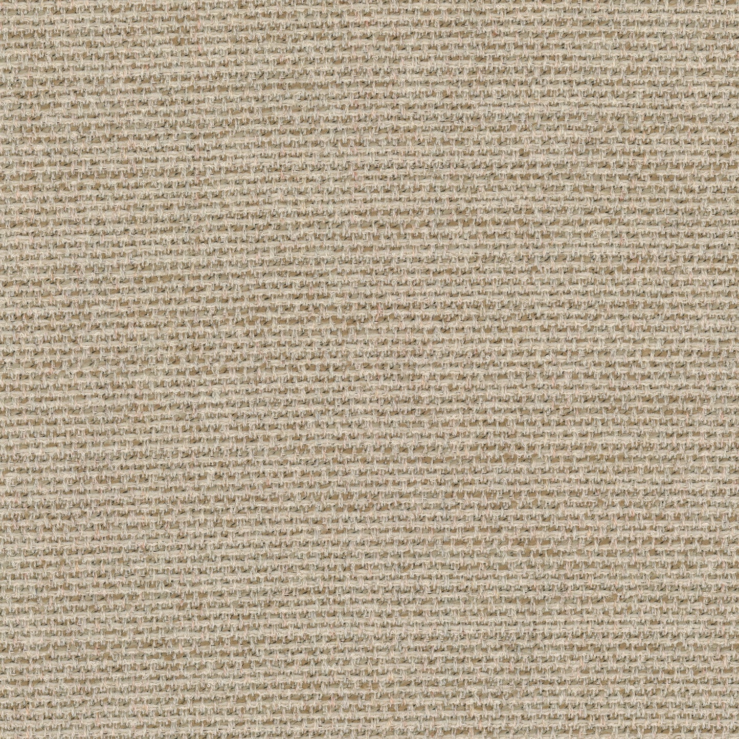A close-up of the Savanna 0202 fabric swatch, highlighting its thick, textured basketweave in a warm, neutral beige colour.