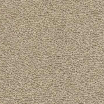 A close-up image of the Sierra SI1611 Stone leather upholstery, showing its fine, pebbled texture and light beige colour.