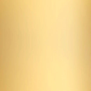 A close-up swatch of Polished Brass, showing a smooth, reflective golden surface with a subtle gradient of light.