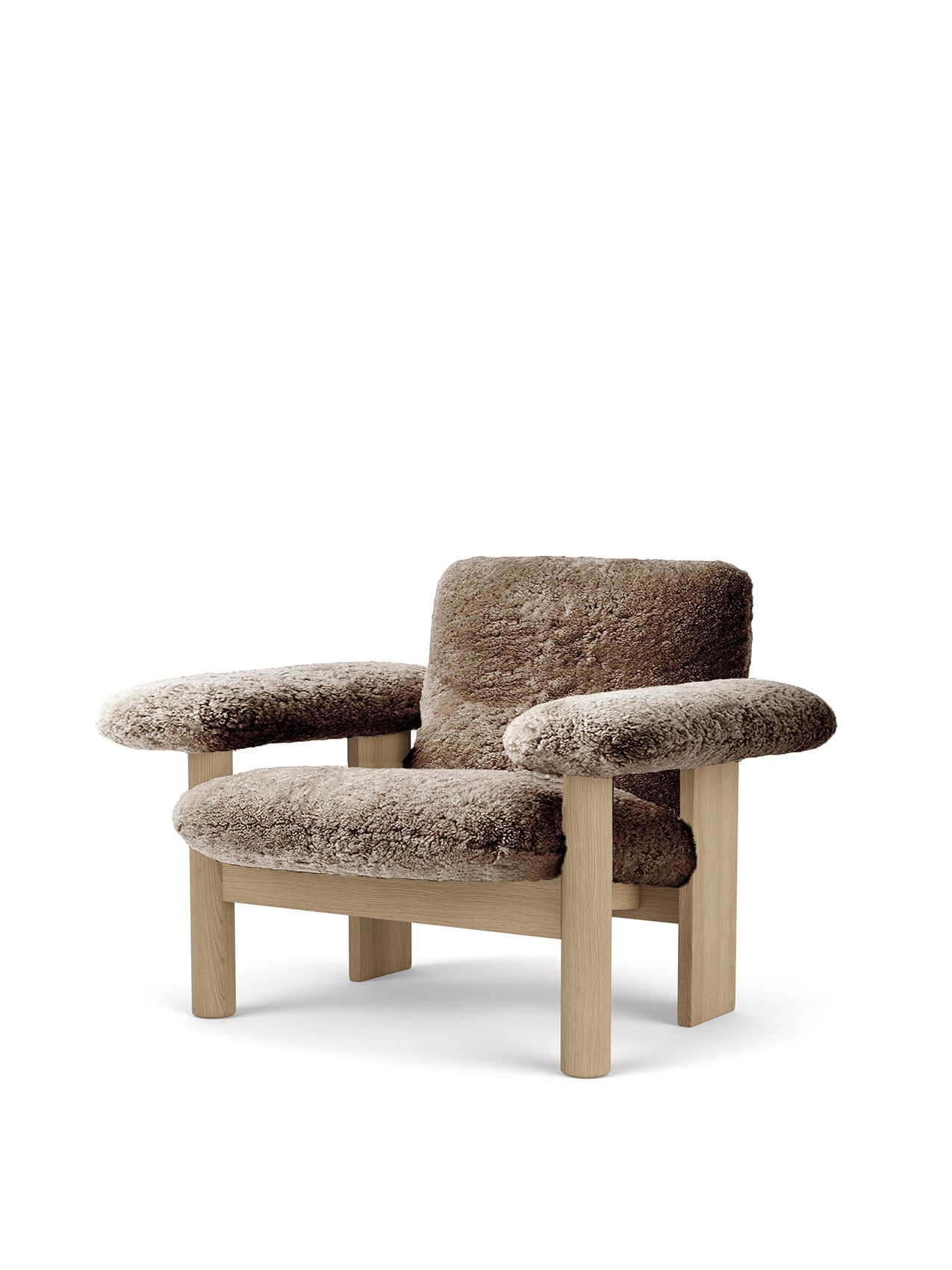 Brasilia Lounge Chair, Low Back, Sheepskin