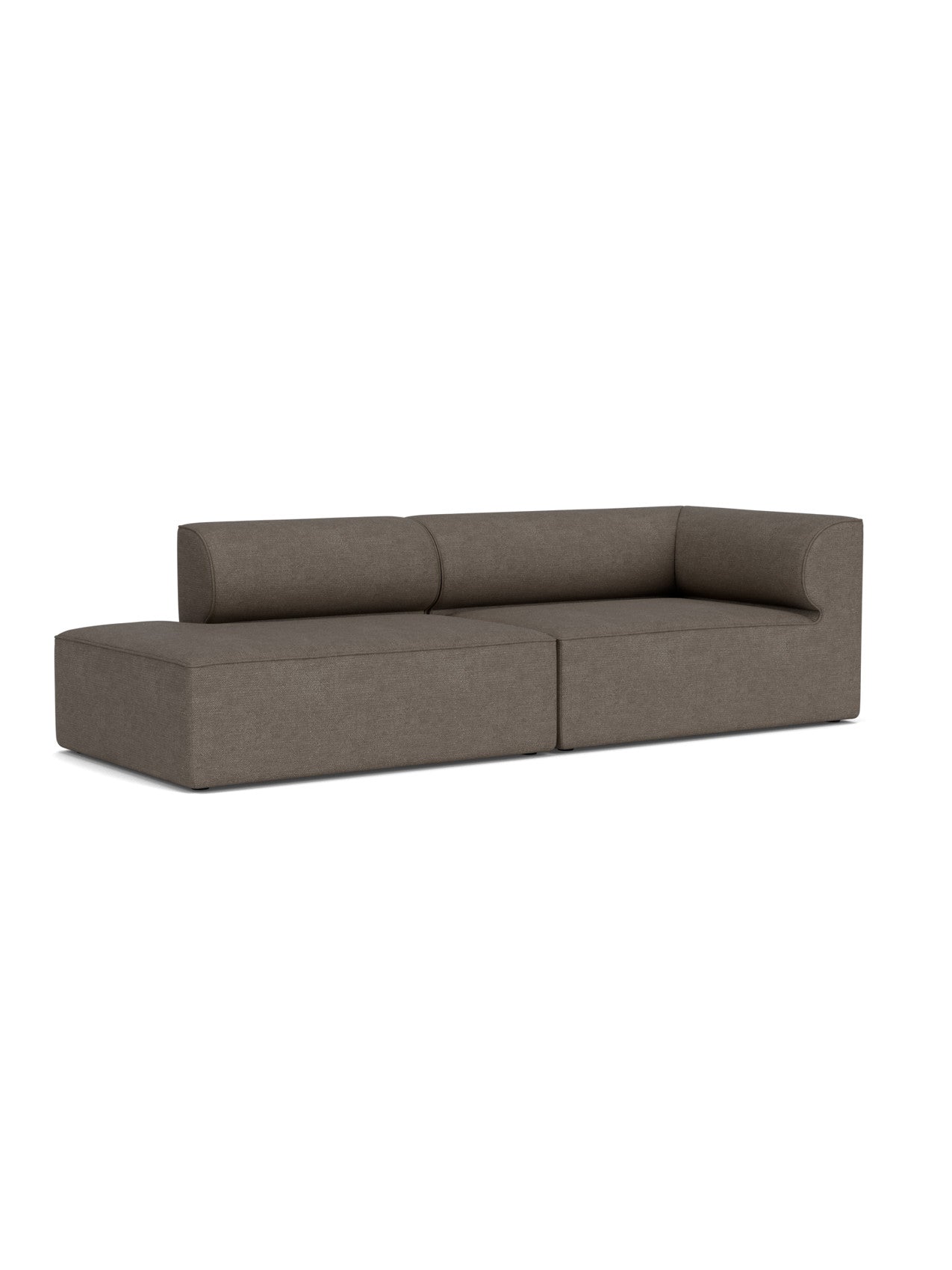 Eave Modular Sofa, Configuration 4, in Audo Bouclé 16 fabric. The 2.5-seater sofa features a left-side chaise longue.