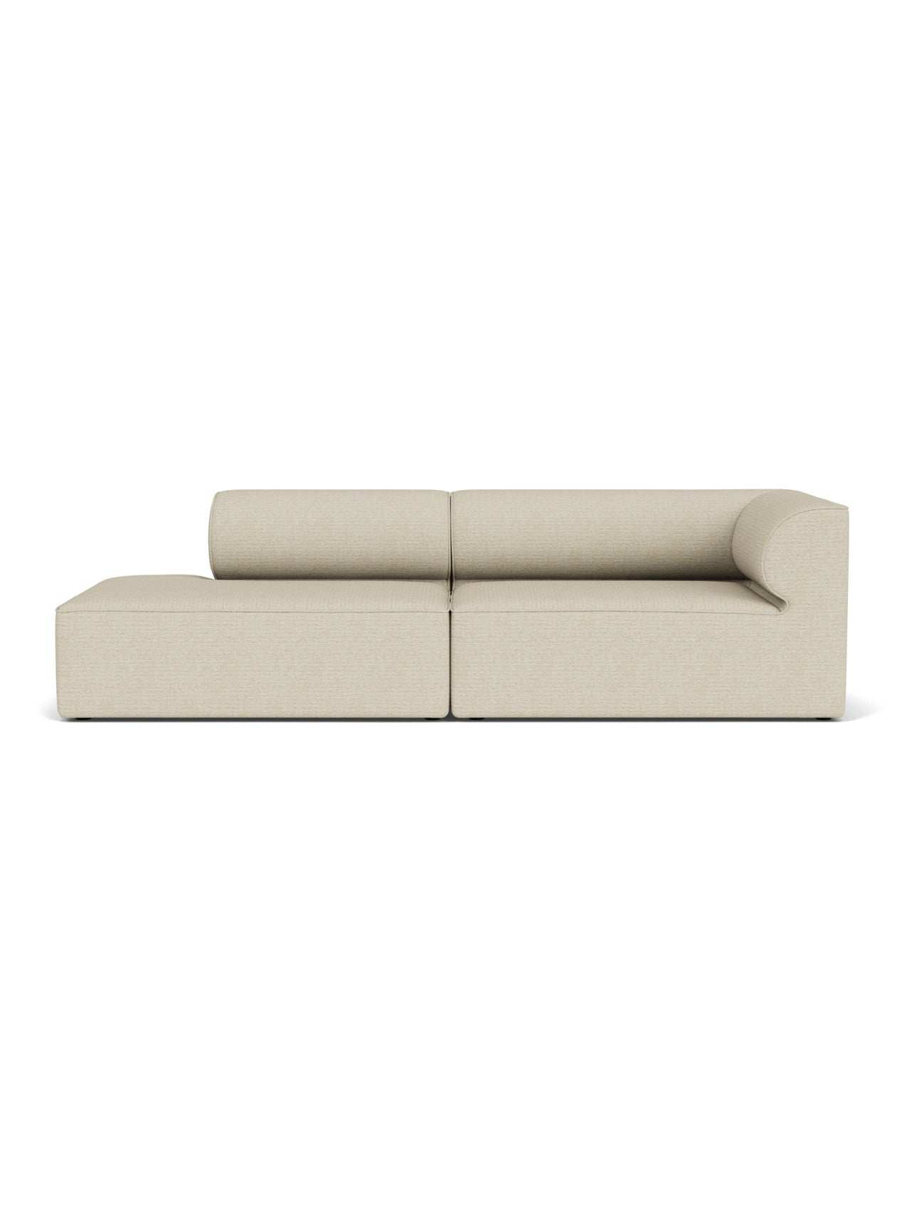 A light-coloured Eave Modular Sofa 96, a 2.5-seater in Configuration 4, shown from the front against a plain background.