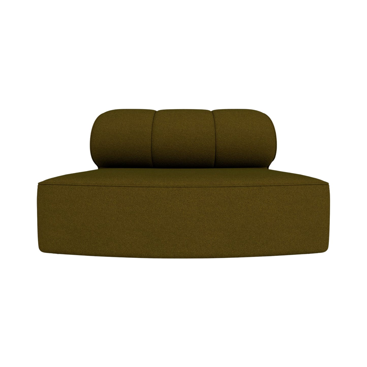 Eave Seamline Modular Sofa, 86, Convex Open Section