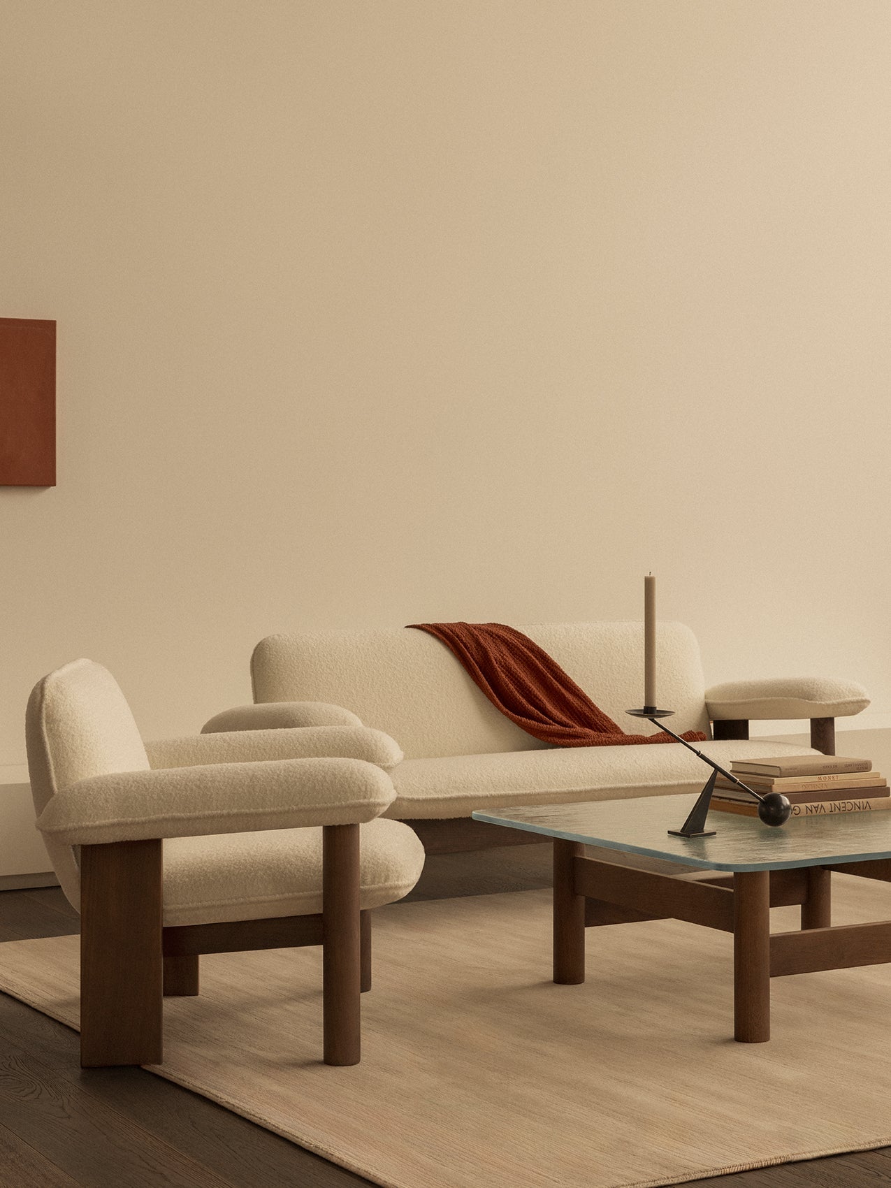 Brasilia Lounge Chair, Low Back, Textile