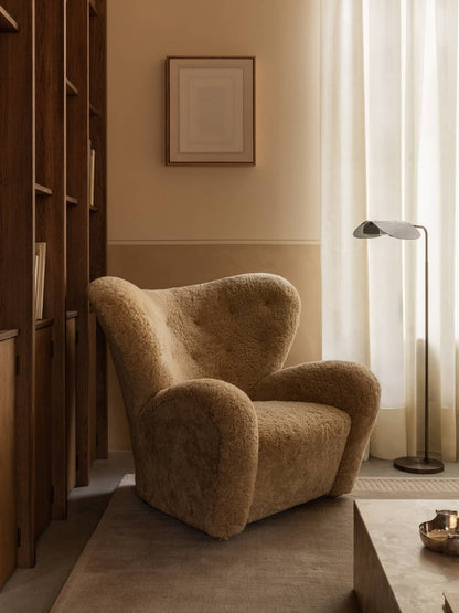 The Tired Man Lounge Chair, Sheepskin