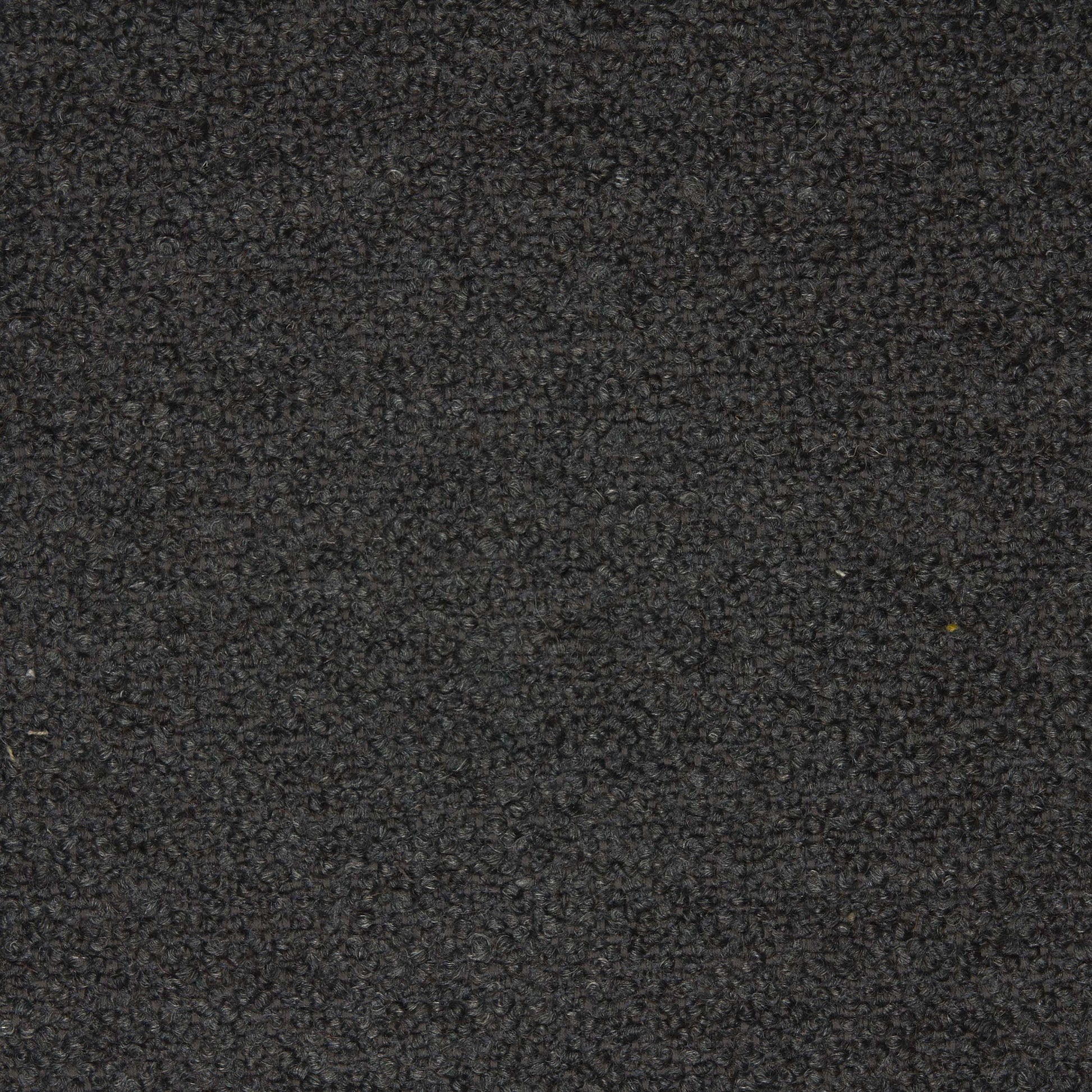 A close-up image of the Barnum C013 fabric swatch. The material is a dark grey bouclé with a dense, curly texture.