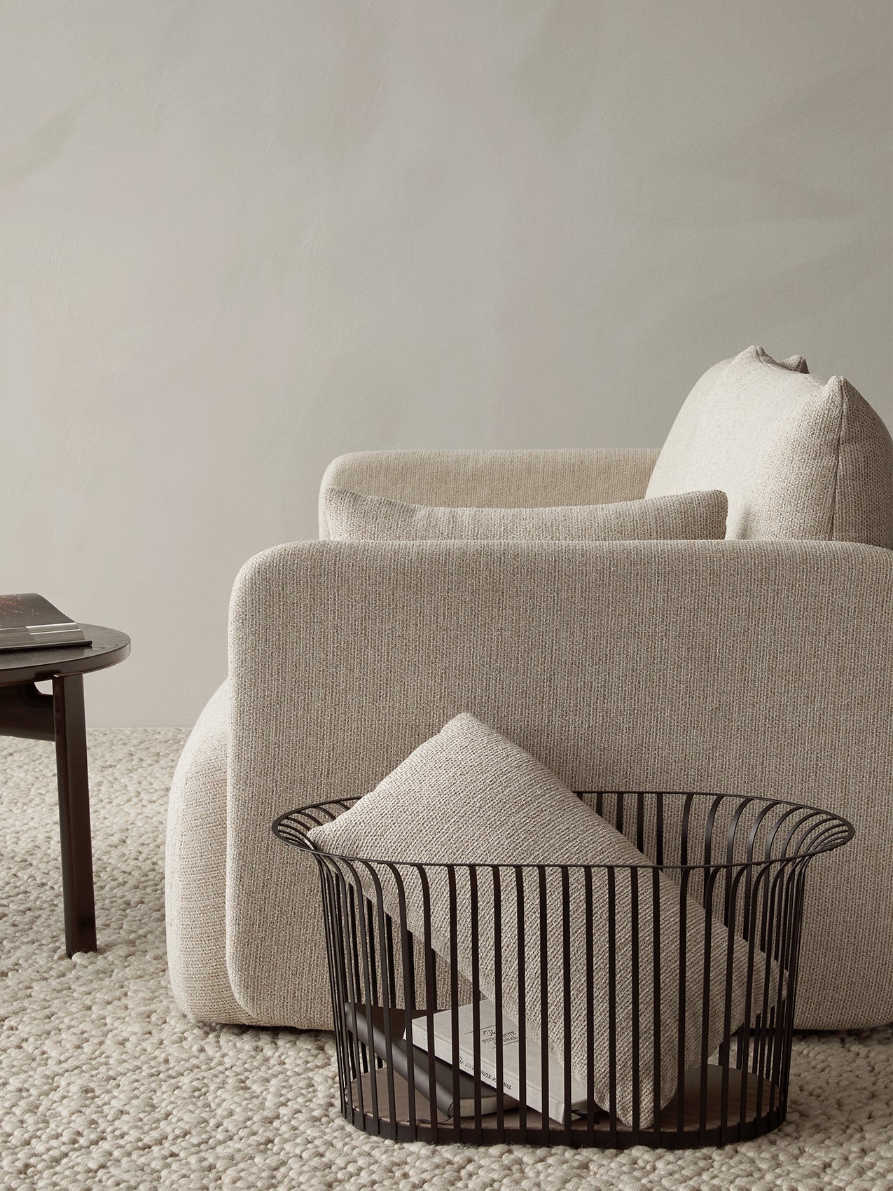 リボンバスケット | Norm Architectsによるモダンな収納バスケット