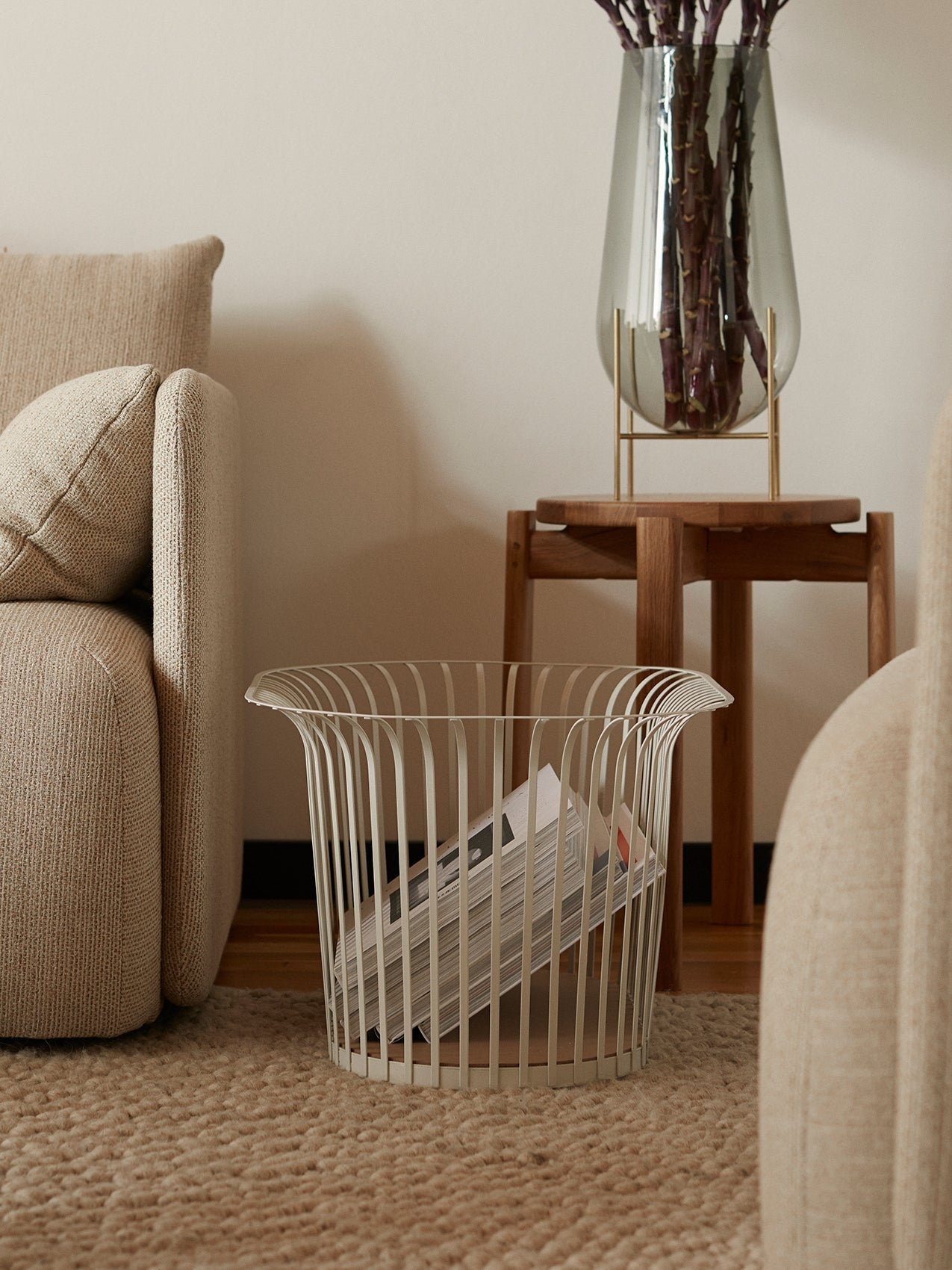 リボンバスケット | Norm Architectsによるモダンな収納バスケット