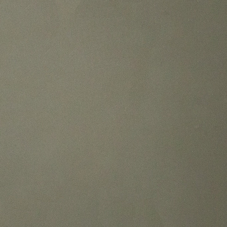 A close-up image showing the matte, finely textured surface of Olive Metal in a solid olive-green colour.