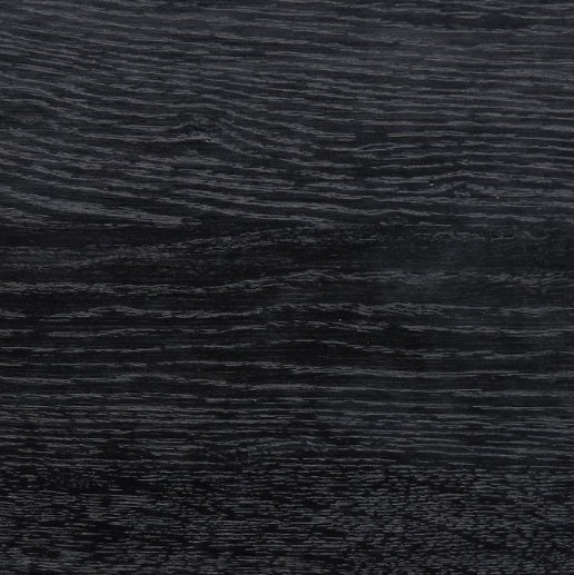 Solid Oak, Black Stained, Lacquer