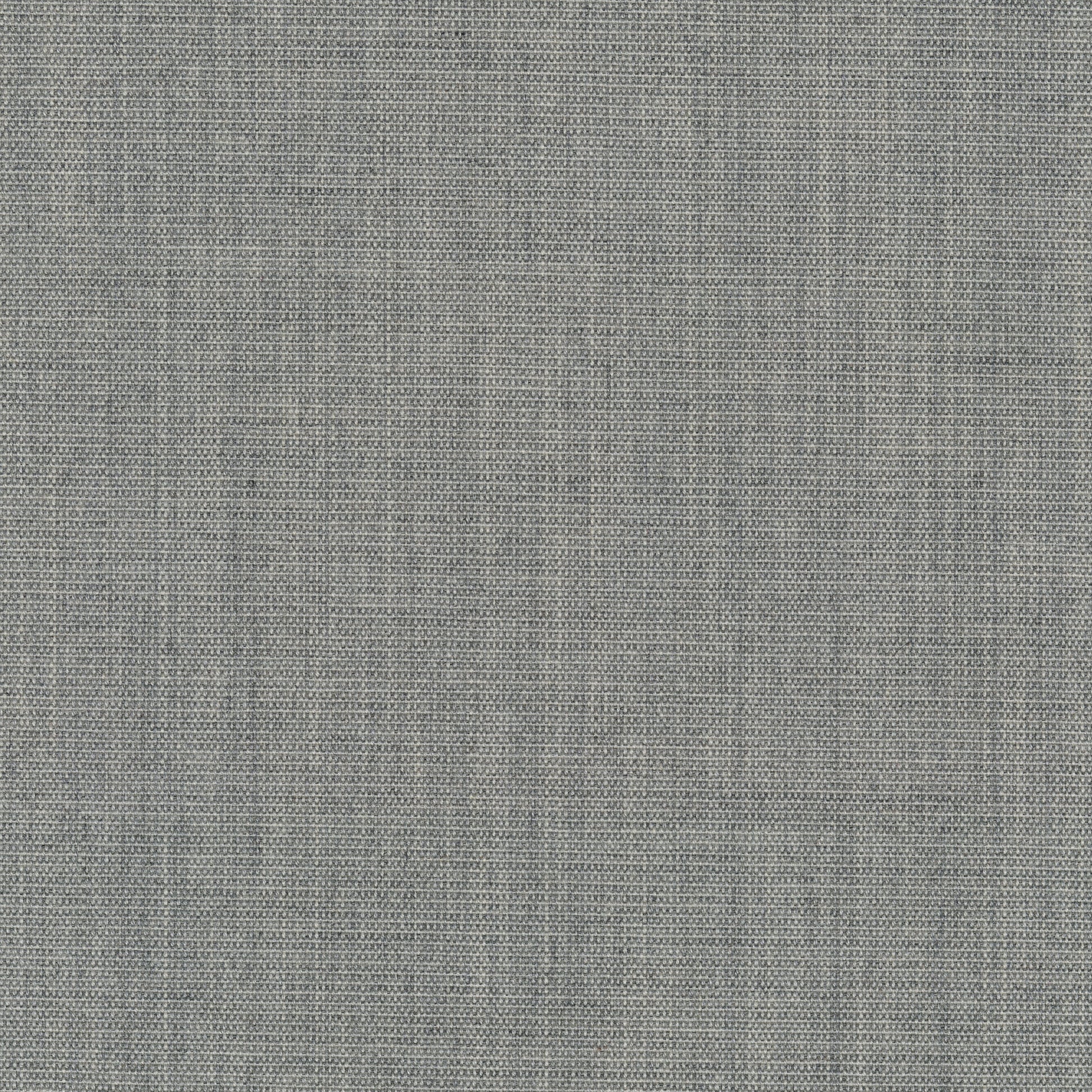 A close-up of a textured grey fabric swatch, showing a tight, basket-weave pattern with light and dark grey threads.