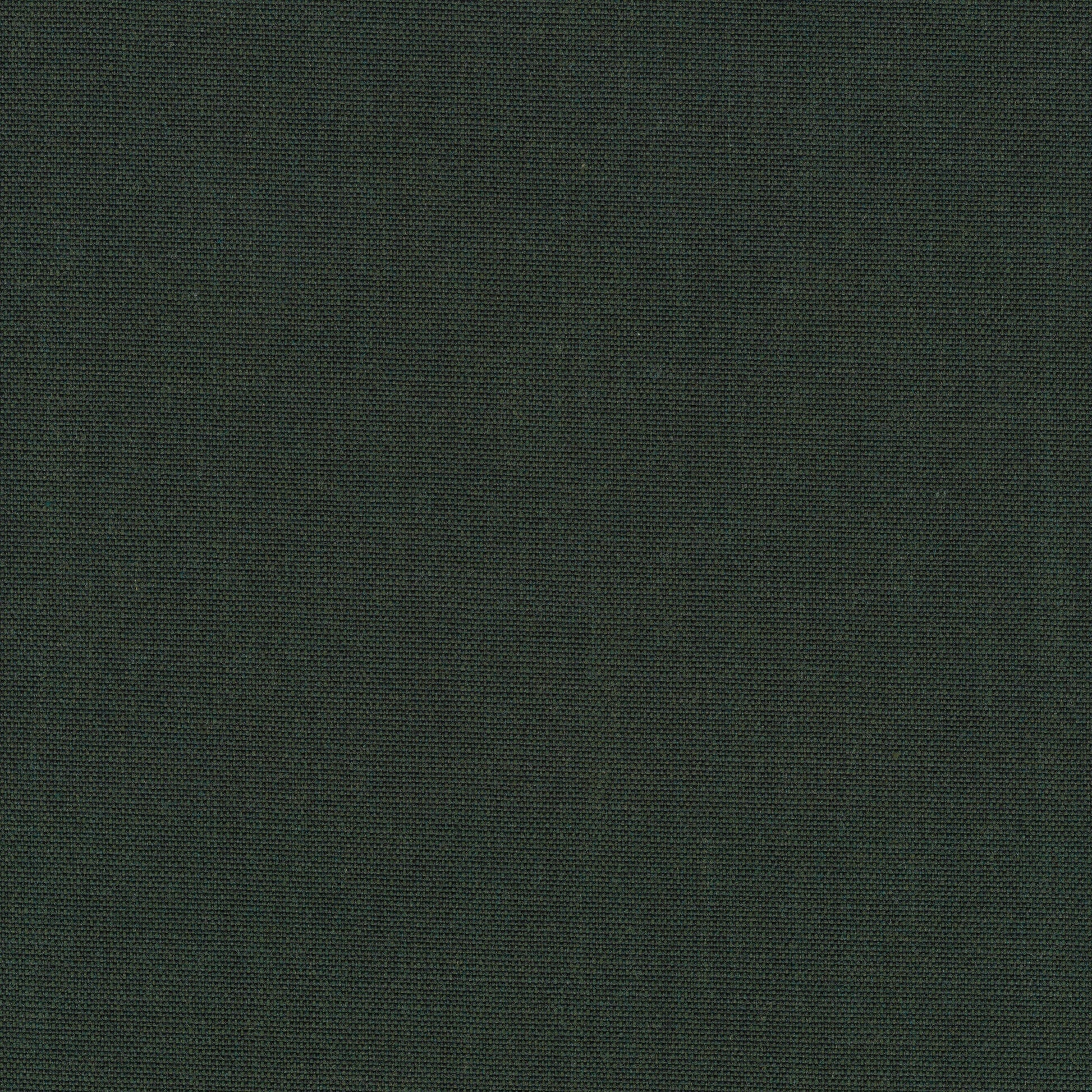 A macro shot of dark green Canvas 996 fabric. The image showcases the material's tight, two-toned basket weave texture.