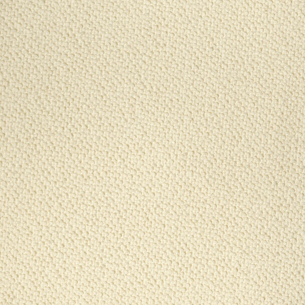 A close-up swatch of Logan fabric in Jasmin, showing a bumpy, woven texture in a creamy, off-white colour.