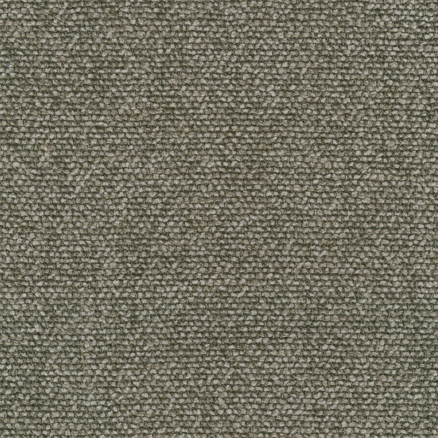 A detailed close-up of Moss 0002 fabric, featuring a textured, chunky weave of moss green and light beige threads.