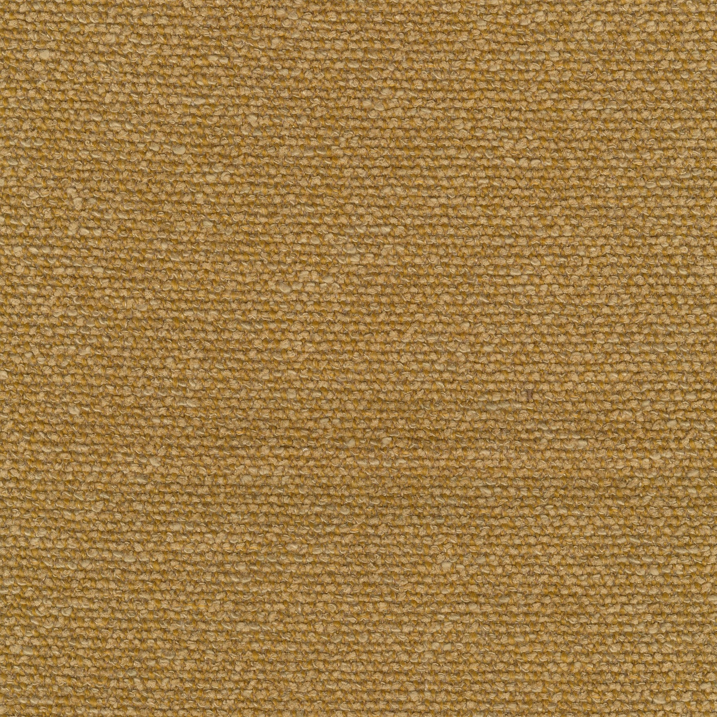 A close-up of the Moss 0022 fabric, showing its heavy, looped weave and textured surface in a golden yellow colour.