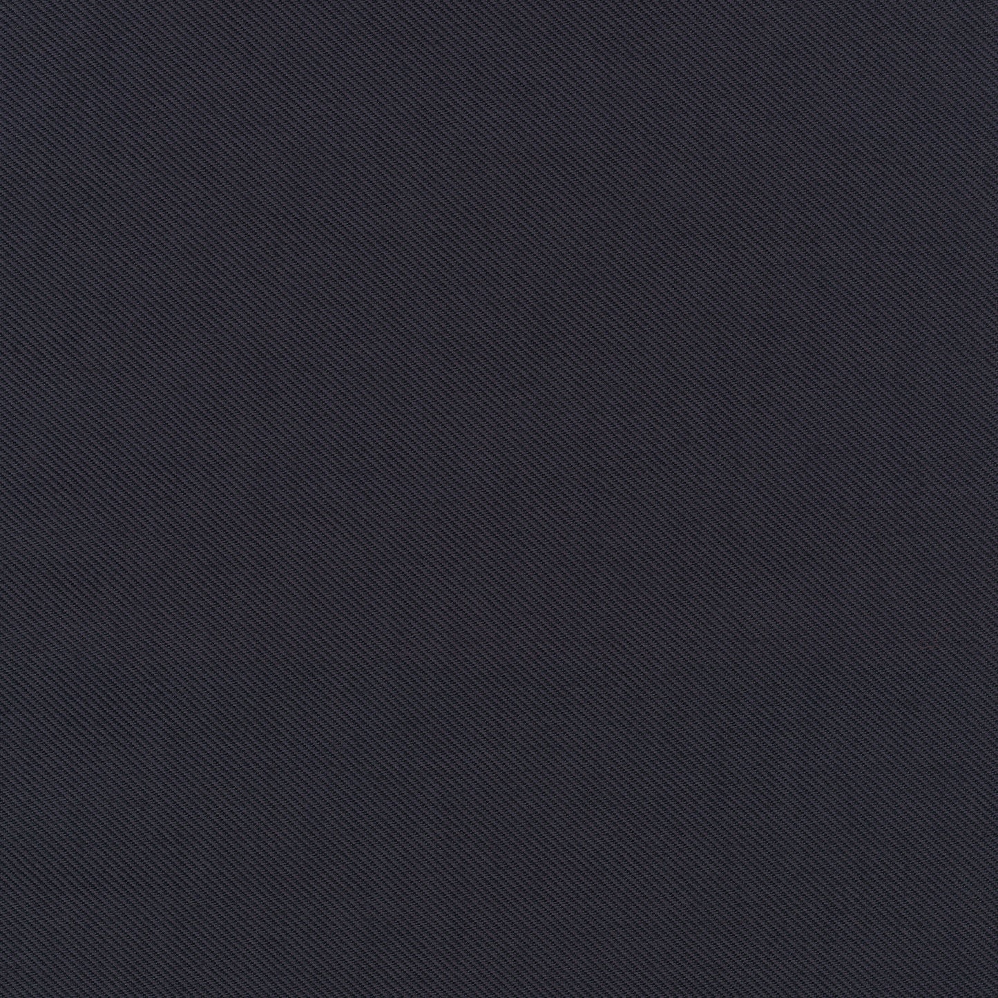 Close-up of a dark grey fabric showcasing its detailed diagonal twill weave and texture.