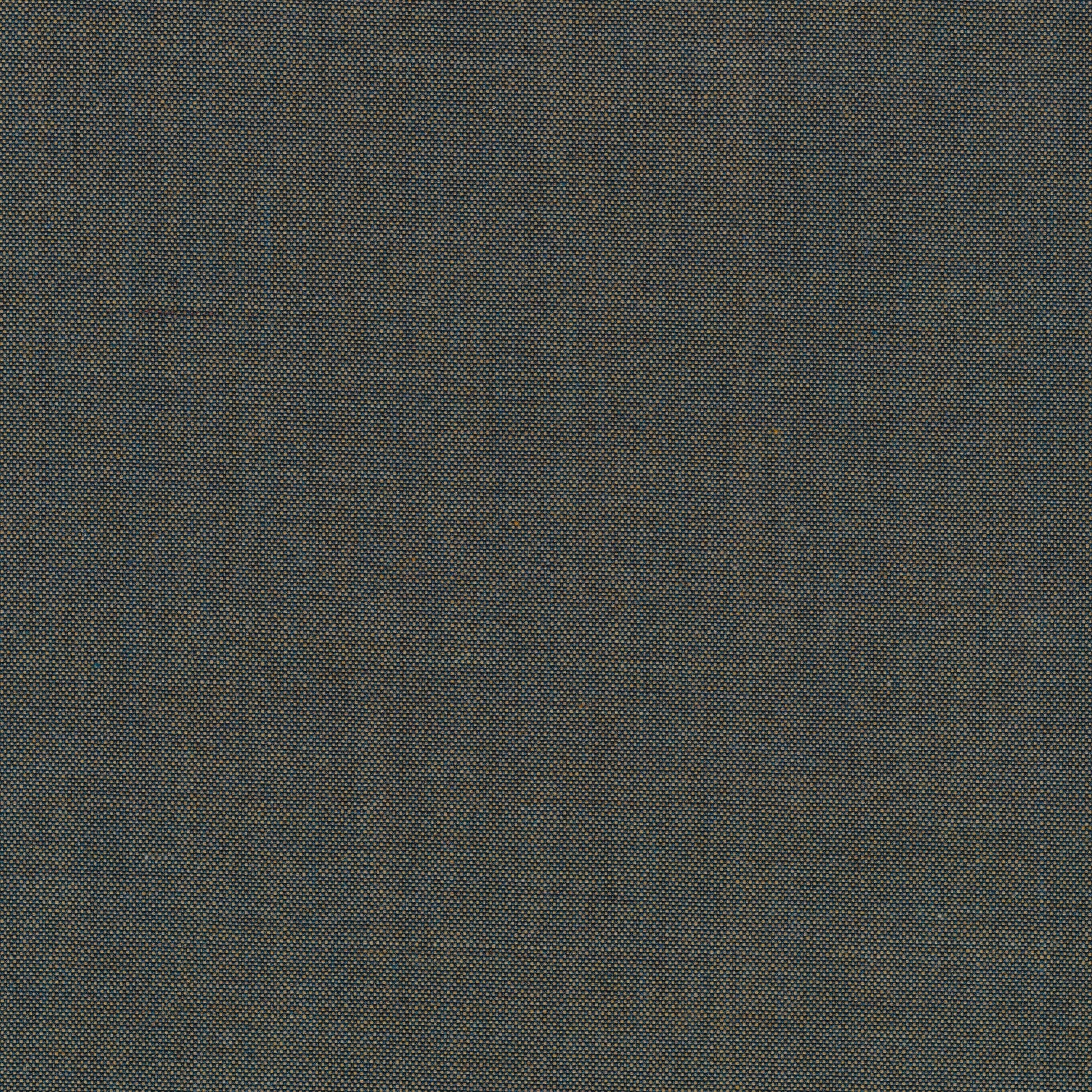 Close-up detail of the Kvadrat Remix 0852 textile, a dark, multi-tonal fabric woven from dark blue and beige threads.