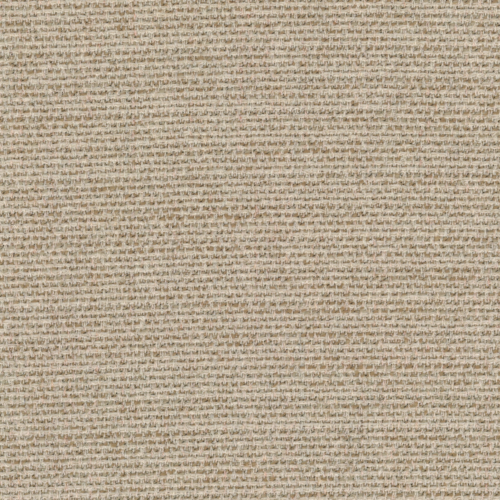 A close-up of the Savanna 0202 fabric swatch, highlighting its thick, textured basketweave in a warm, neutral beige colour.